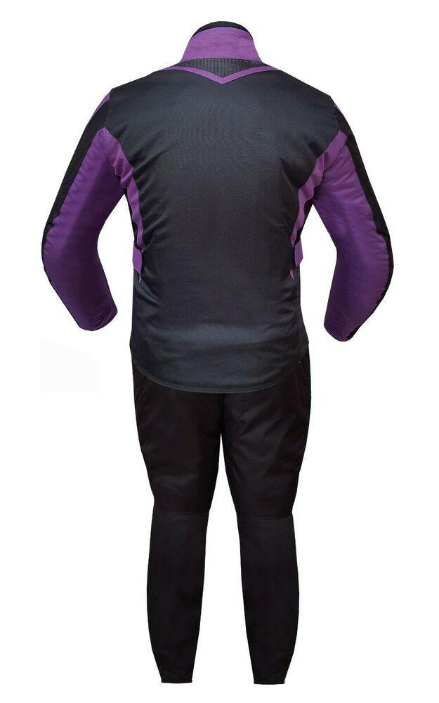 Ladies Motorcycle Suit Waterproof CE Armoured Motorbike Jacket Trouser Set- Purple - Warrior Gears