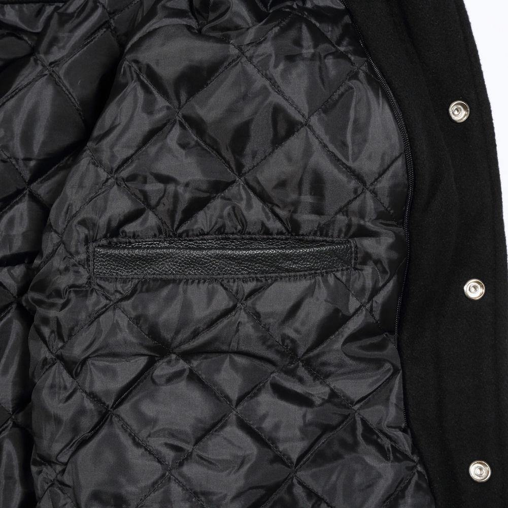 Warrior Gears Classic Varsity Jacket | University | Letterman Bomber Jacket with Hood - Warrior Gears