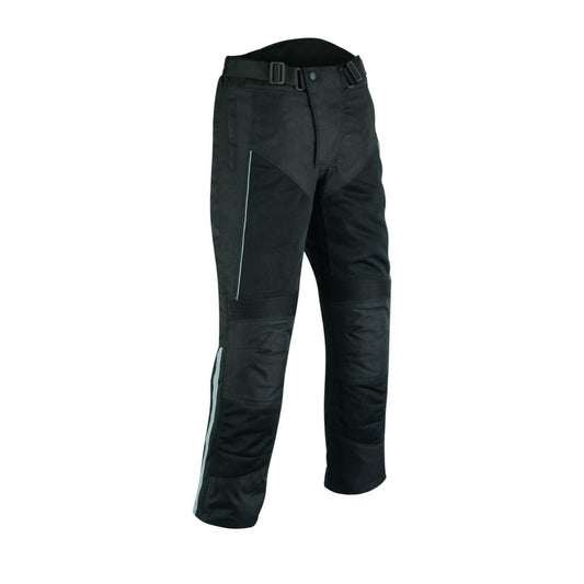 Warrior Gears Air Mesh Motorcycle Trousers for men Breathable Textile Armoured Trouser-Black - Warrior Gears