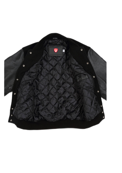 Warrior Gears Classic Varsity Jacket | University | Letterman Bomber Jacket with Hood - Warrior Gears